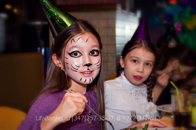 Детский день рождения в пиццерии Акварель