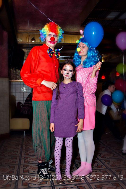 Детский день рождения в пиццерии Акварель